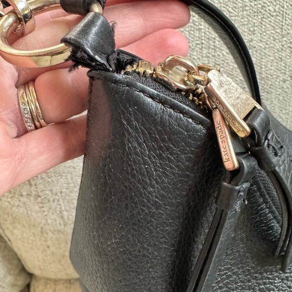 kate spade Black Pebbled Leather Zippy Shoulder Hobo - Picture 2 of 11